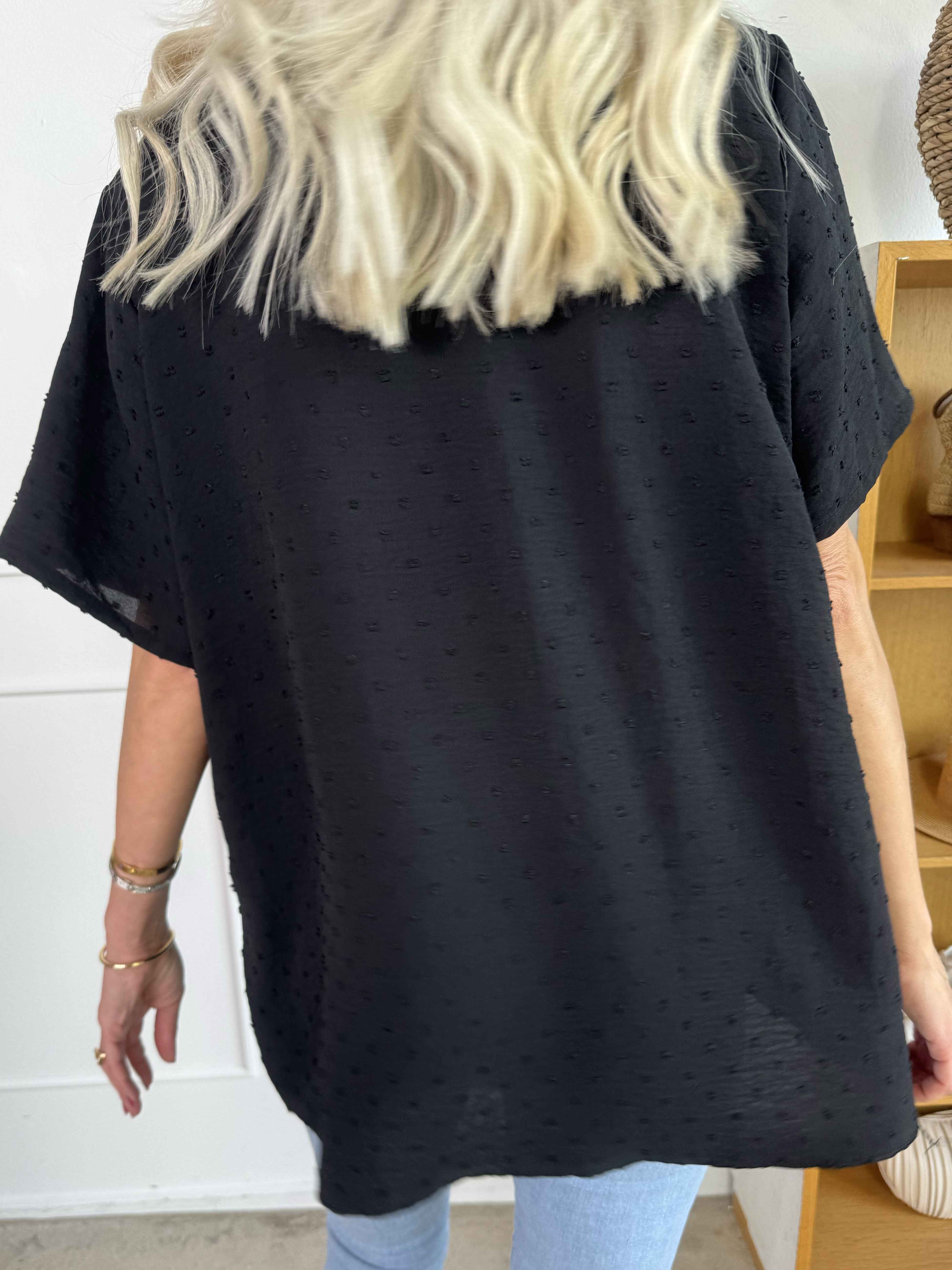 Bloom - Sød tunika med flæsekant og sløjfe